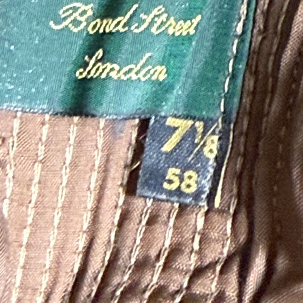 David Hanna & Sons W Bill Ltd Wool Tweed Bucket Hat Brown Multi Made in Ireland - Picture 9 of 11